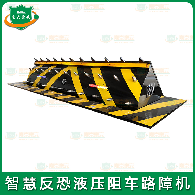 標(biāo)準(zhǔn)版智能反恐液壓翻板路障機(jī)Standard version of intelligent anti-terrorism hydraulic flap barricade machine